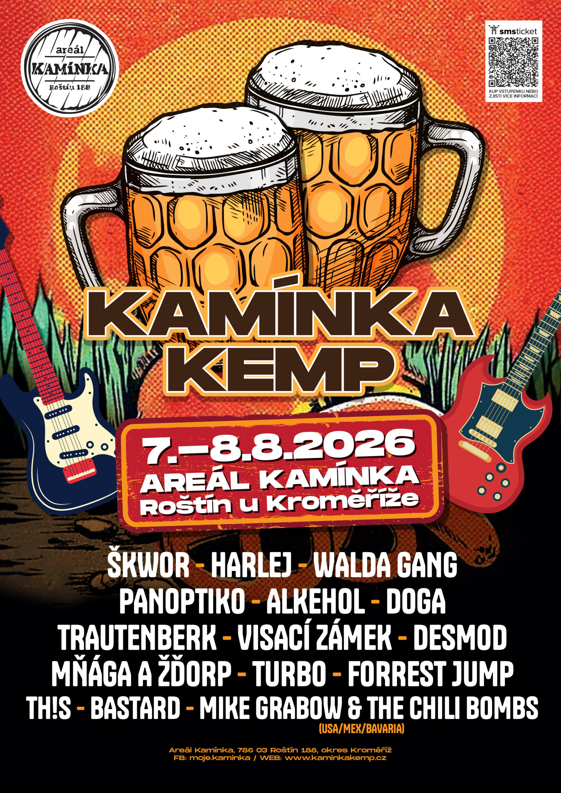 Slavnosti piva Kamínka Kemp 2026